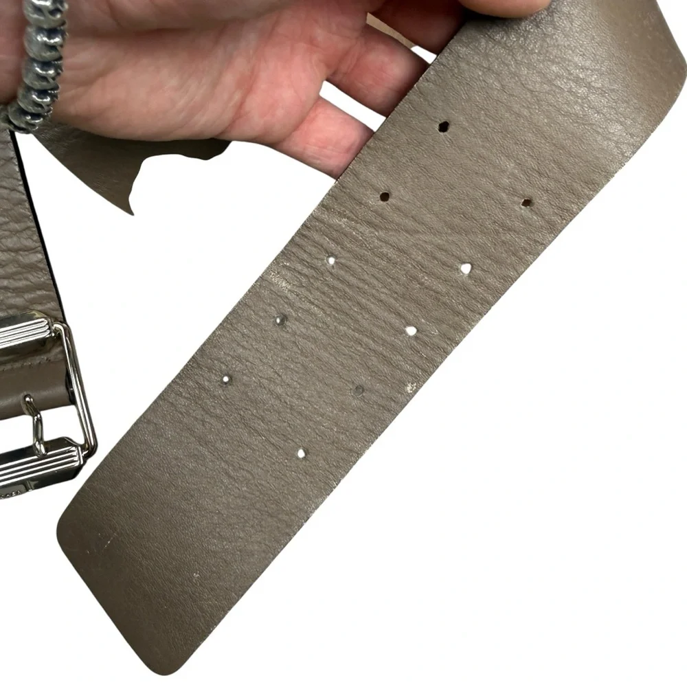 Dorothee Schumacher Wide Leather Double Hole Belt
